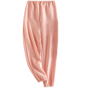 孕妇睡裤春秋冬款空气棉纯棉家居裤月子服孕期不勒肚产后外穿裤子