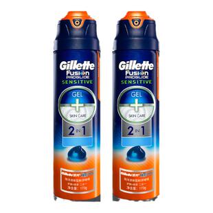 Gillette/吉列手动剃须泡沫刮胡膏男士刮胡泡剃须啫喱胡须液