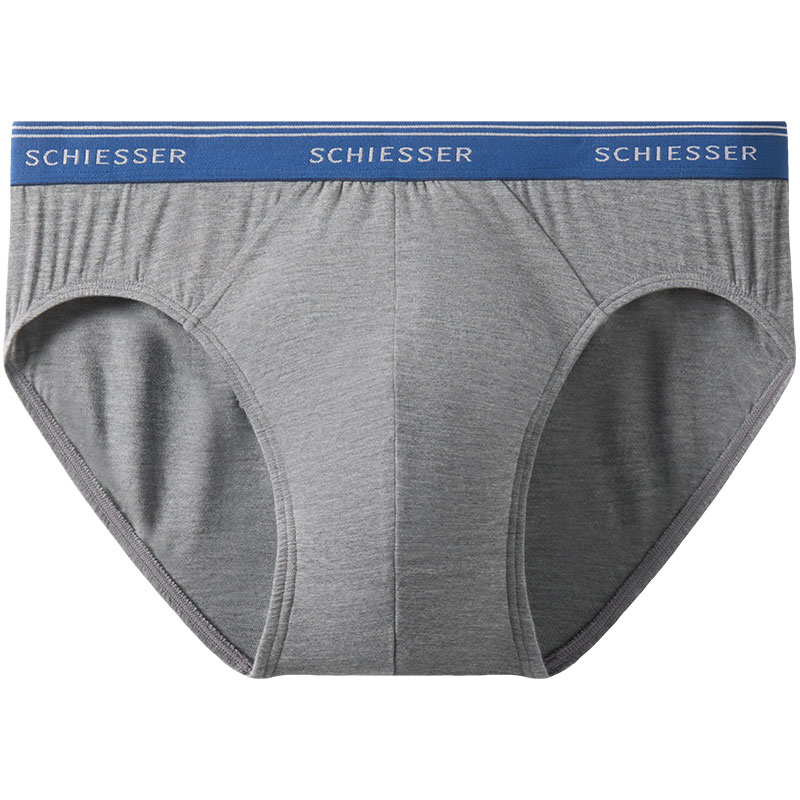 SCHIESSER舒雅男士莫代尔壳聚糖3A抗菌抑菌透气中腰三角内裤20041