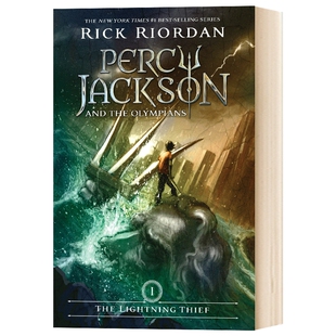 英文原版 Percy Jackson and the Olympians Book One The Lightning Thief 波西杰克逊1 英文版儿童外文书
