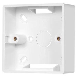 国际电工86底盒线盒明盒明装墙壁开关盒底座接线盒盖板插座盒家用