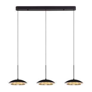 新特丽挪菲松塔 飞碟餐厅吊灯中古复古风吧台三头灯高级感轻奢