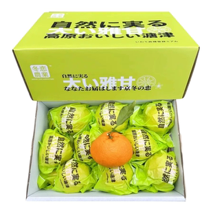 正宗大雅柑春见粑粑柑整箱礼盒装7斤大果甜丑八怪四川柑橘水果