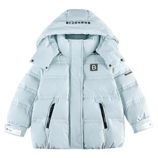 半度闲女童羽绒服冬装加厚大童25新款儿童冬季白鸭绒外套