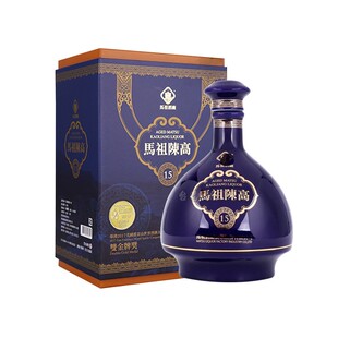 原装高粱酒马祖15年陈高50度600mL清香纯粮食固态发酵白酒礼盒装