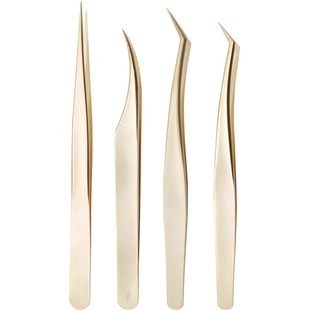 嫁接睫毛镊子高精密美睫店开花镊子种睫毛夹子专用工具用品金羽夹