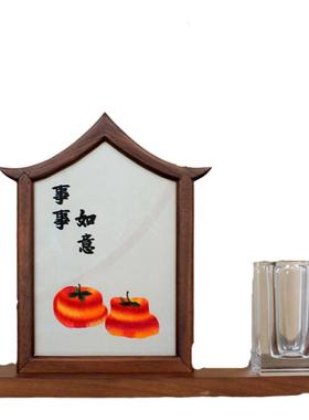 苏绣双面绣柿柿如意老板办公桌摆件笔筒工艺品商务企业礼品送领导