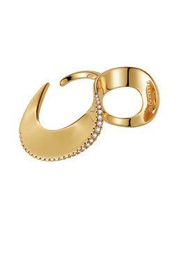 SR莫比乌斯系列裙摆双指戒指