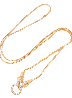 泰伽铜镀金满钻佛牌挂链男女