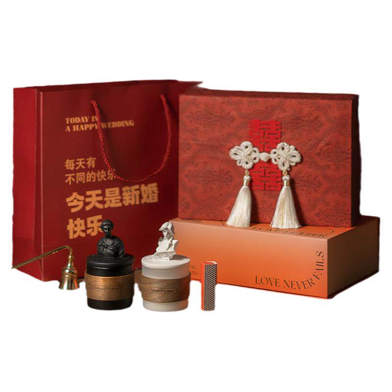 香薰蜡烛礼盒送闺蜜姐姐的新婚结婚礼物送新人新娘小众高级摆件