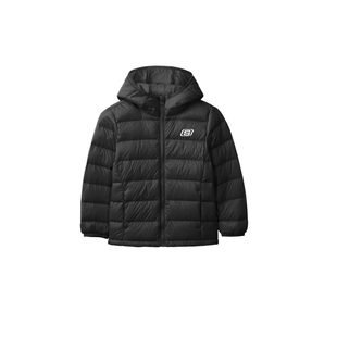 Skechers斯凯奇童装儿童羽绒服轻薄女童冬季保暖男童连帽外套