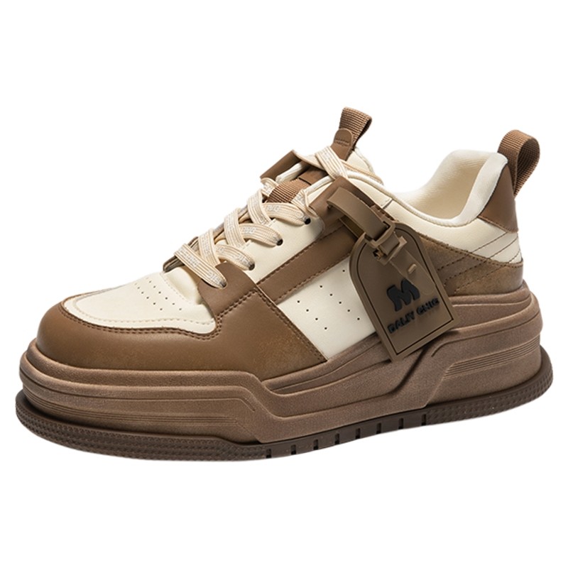 张真源李宇春张雨绮同款 MIO米奥休闲板鞋冬厚底增高加绒小白鞋女