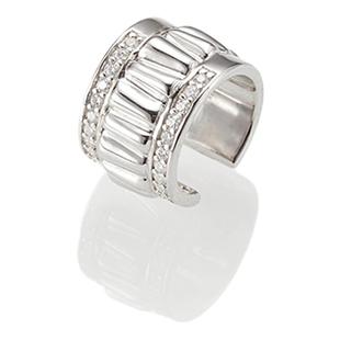 一川月白原创设计【岸屿来信】小众纯银耳环耳骨夹无耳洞【单只】