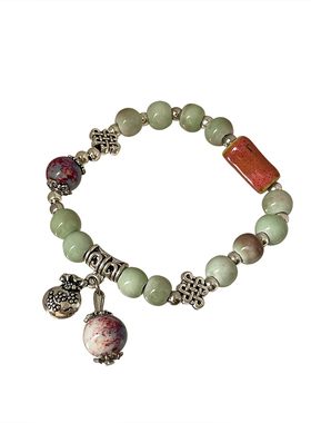 民族风新中式国朝陶瓷串珠手链