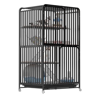 猫笼子超大自由空间带厕所一体不占地双层猫咪笼子家用室内猫别墅