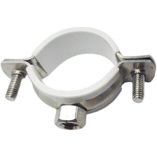 [3只装]201不锈钢金属75管卡110 PVC抱箍50管箍32卡扣200管夹支架