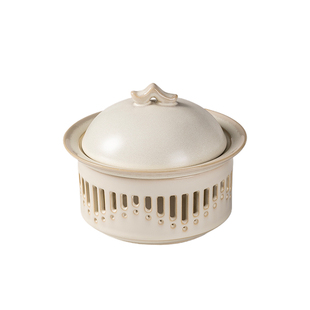 小米辽参盅带盖鱼翅盅位上餐具蜡烛加热保温燕窝碗佛跳墙陶瓷炖盅