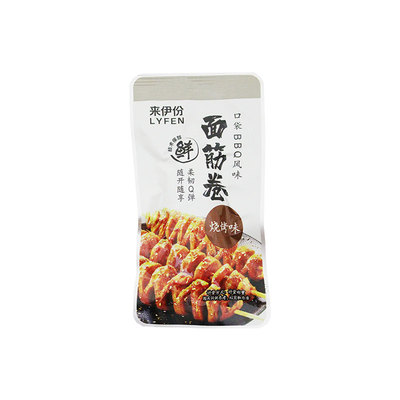 来伊份面筋卷烧烤味豆干香辣劲道