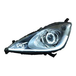 逊达透镜适配本田老飞度改装大灯总成led日行转向灯配件两厢二代