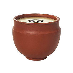 一条黄铜建水水盂茶洗朱泥紫砂干泡家用手工带盖洗缸功夫茶具配件