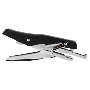 得力手握订书机便携标准12号钉弹出票据单装订神器金属省力订书器