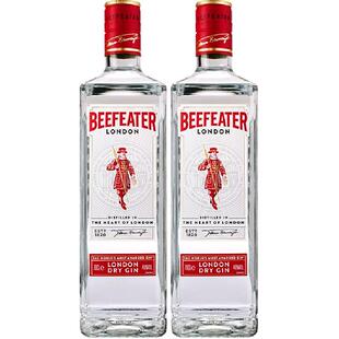 Beefeater必富达金酒风味配制酒700ml×2瓶进口洋酒鸡尾酒特调