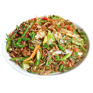 辣椒炒小鱼邳州新沂特产小鱼辣椒徐州包邮尖椒干锅烤鱼开胃下饭菜