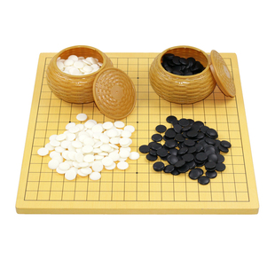 围棋标准比赛大棋子棋院学校学生儿童五子棋十九路棋盘仿玉密胺子
