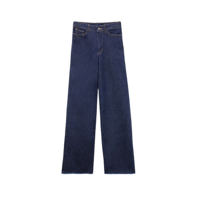 CALZEDONIA卡泽意袜26夏季新女士时尚宽松舒适阔腿牛仔裤MIP090