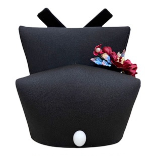 宋朝交脚汉服帽子宋制圆领袍展脚直翅帽成人宋官员帽簪花新郎婚帽