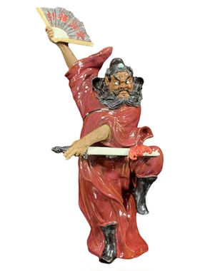 石湾公仔陶瓷大师人物钟馗工艺品