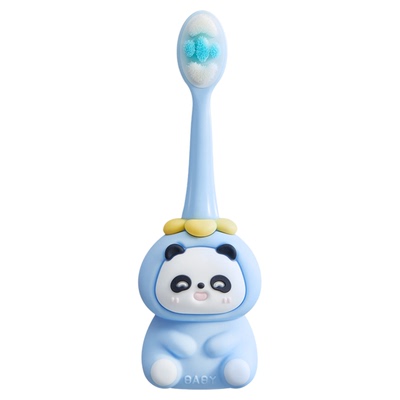 婴儿含氟抑菌软毛牙刷1-3岁宝宝