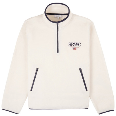 [七折礼遇]Sporty&Rich 女士简约Polar摇粒绒半拉链立领卫衣