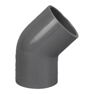 台塑南亚 PVC45度弯头 UPVC管 国标PVC水管配件 45度弯头 半弯