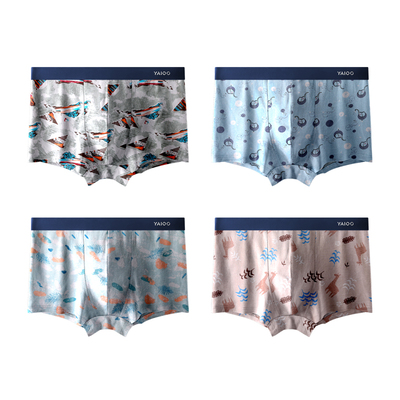 雅鹿纯棉男士抗菌内裤10A级抑菌