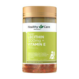 Healthy Care大豆卵磷脂软胶囊维生素中老年血管保健品软磷脂心肝