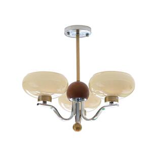 Lynn's立意 中古包豪斯客厅吊灯 餐厅房间法式实木复古主卧美式灯