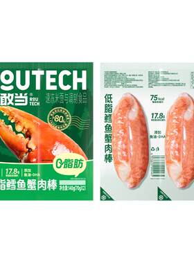肉敢当低脂鳕鱼蟹肉棒140g/袋