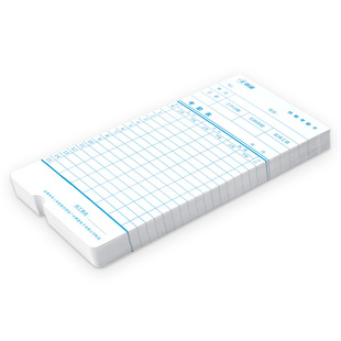 科密热敏考勤卡 原装热敏卡纸考勤机专用打卡纸 热敏卡纸