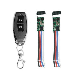 无线遥控开关模块直流3.7V4.5V7.4V12V24V锂电池电源电池供电微型