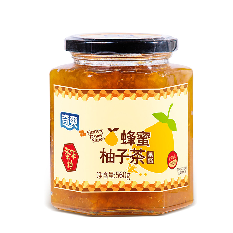 奇爽柚子茶中秋冲饮礼盒果酱柠檬