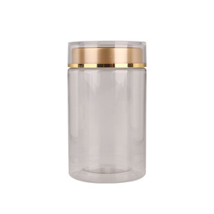 PET罐子塑料瓶透明防潮食品级密封罐空瓶药瓶茶叶中药花茶陈皮 粉