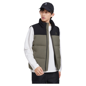 骆驼男装羽绒服马甲男冬季2024新款立领防泼水内搭保暖背心外套男