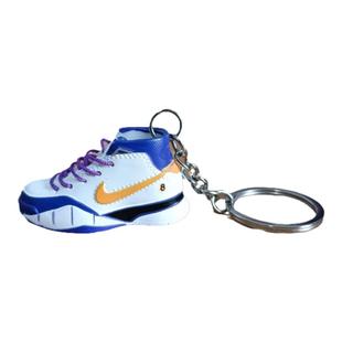 迷你哈达威喷泡钥匙扣粉喷紫喷蓝喷球鞋模型书包挂件挂件男女情侣