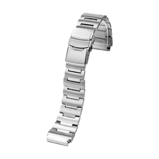 金属钢表链适配精工表带SBDC075小罐头怪兽skx779黑橙水鬼Srp311