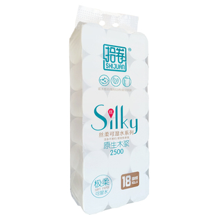 拾卷卫生纸卷纸2500克18卷家用湿水原生木浆母婴适用柔软亲肤特惠