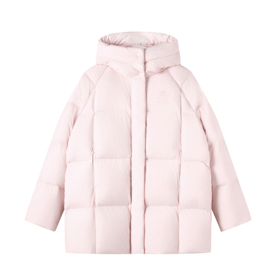 Kappa卡帕羽绒服女连帽轻薄外套