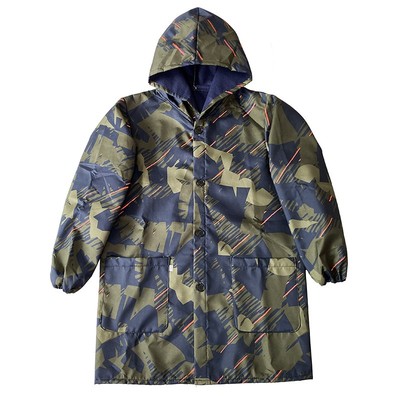 厨房防油加绒罩衣防水秋冬季围裙