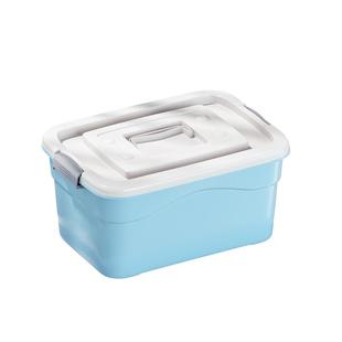 桌面收纳箱化妆品玩具塑料置物盒办公室工位收纳神器大容量带盖子