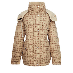 LINC金羽杰秋冬新款复古学院收腰短款面包羽绒服女Y22602360